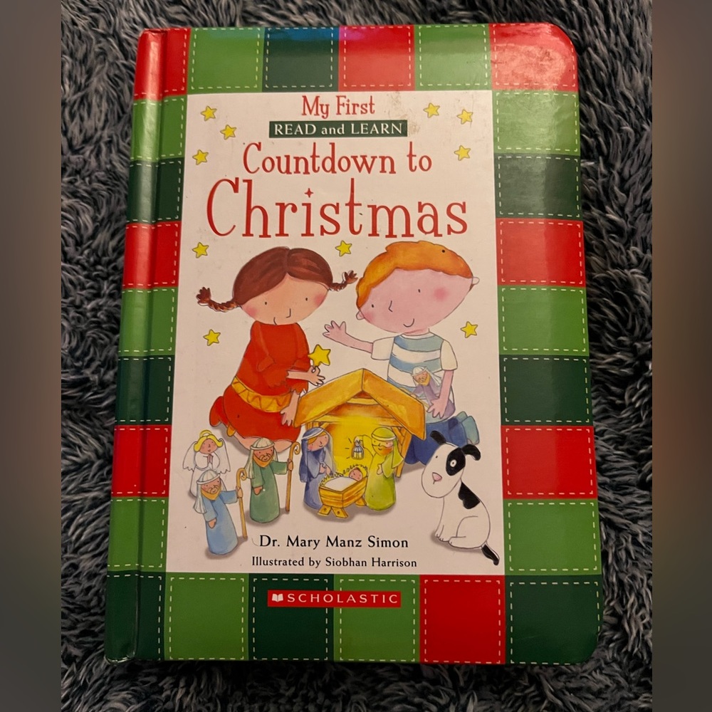 My first read and learn countdown to Christmas book